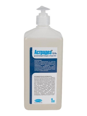 Астрадез гель кожный антисептик, 1 л. флакон дозатор 