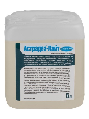 Астрадез Лайт дезинфицирующее средство концентрат, 5 л. 