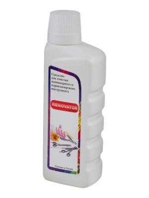 Реноватор Инструм средство для очистки маникюрного и парикмахерского инструмента, 500 мл. 