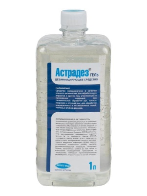 Астрадез гель кожный антисептик, 1 л. флакон 