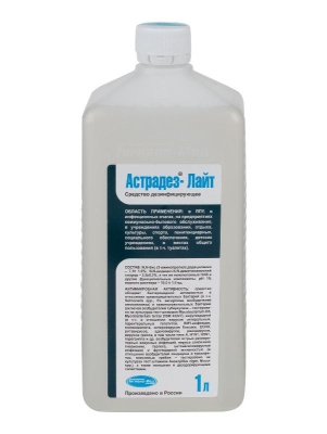 Астрадез Лайт дезинфицирующее средство концентрат, 1 л. 