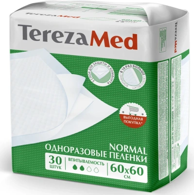 TEREZAMED Пеленки одноразовые Normal 60x60 30 шт в Москве