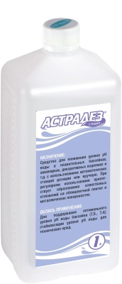 Астрадез Стабил- средство для понижения уровня рН воды, 5 л.