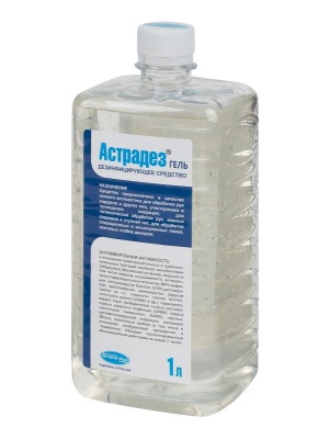 Астрадез гель кожный антисептик, 1 л. флакон 