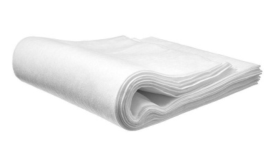 Салфетки одноразовые WisMed спанлейс 30х30см белые 100шт в сложении